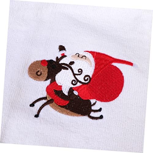 PREYZOOM ručnik izvezeni čišćenje Božić Božić Santa Creative i za jeleni lica lica kući uzorak