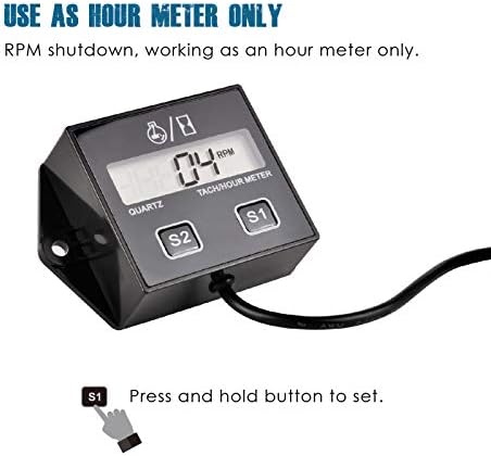 RunLeader Digital sat mjerač tahometra, podsjetnik za održavanje, zamjenjiva baterija, automatski