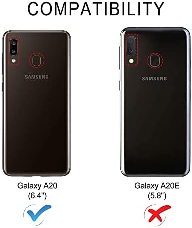 Zonnavi futrola za novčanik Samsung Galaxy A20 / Galaxy A30 sa držačem kartice, Premium PU kožna futrola [magnetno] [postolje za gledanje], preklopni poklopac otporan na udarce za Samsung A20 / A30