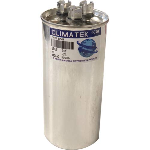 ClimaTek okrugli kondenzator - odgovara nosač HC98JA081D / 80/5 UF MFD 370/440 Volt VAC