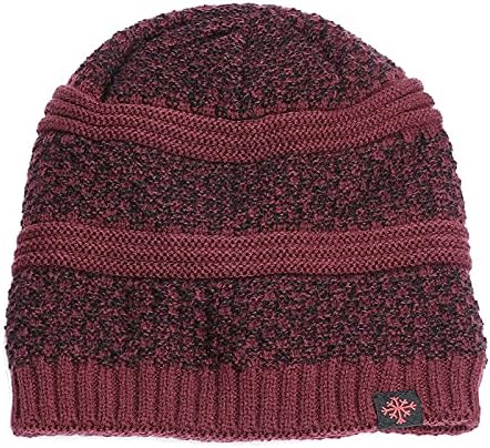 Debeli obloženi šešir Muška zimska lubanja Cap topli unisex Beanie kapa, smiješni klasični mekani šeširi pokloni