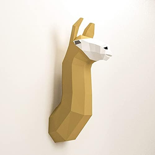 CAMEL glava kreativni origami puzzle DIY papir model 3D papirnati kiparski ručni papir trofejni