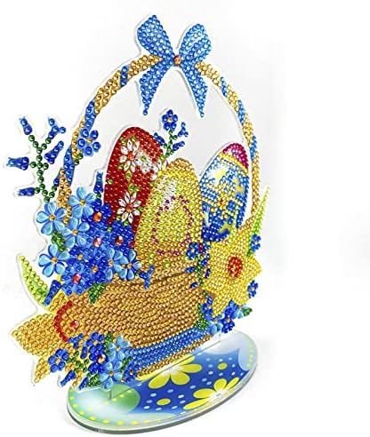 Godding Božićni ukras Uskrs Slikanje kućne komplete Rabbit Dijamantni bušilica Easter Decoration Uskrs Rabbit DIY Diamond Kit Uskrs Corny Corn