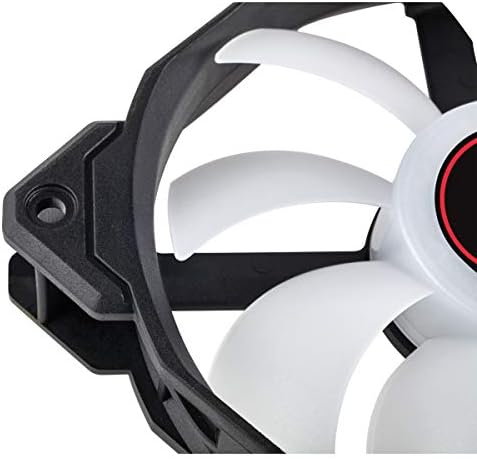 CORSAIR AF120 LED ventilator sa niskim nivoom buke jedno pakovanje - crveno / crno hlađenje CO-9050080-WW, 120 mm
