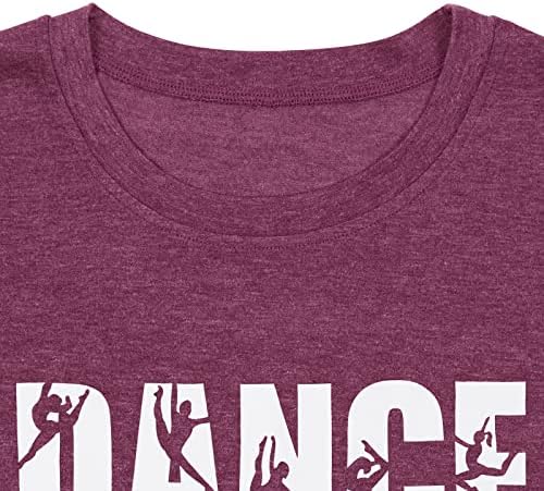 LukyCild Dance Mom majica Žene Slatka grafička majica kratkih rukava MomLife majice Vrhovi