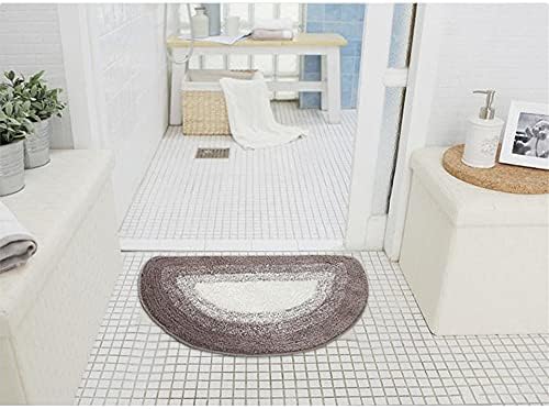Polukružna podloga za kupatilo sa gradijentom boje protiv klizanja