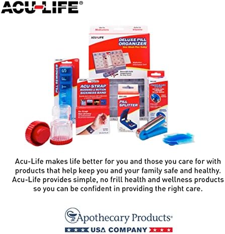 Acu-Life Pill Cutter and Splitter, sečivo na uvlačenje, seče pilule, Vitamini, tablete, putne veličine