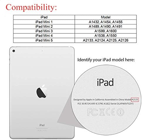 Apoll futrola za novi iPad Mini 5 2019 5. generacija 7,9 inča, iPad Mini 4. GEN futrola, Smart Kickstand