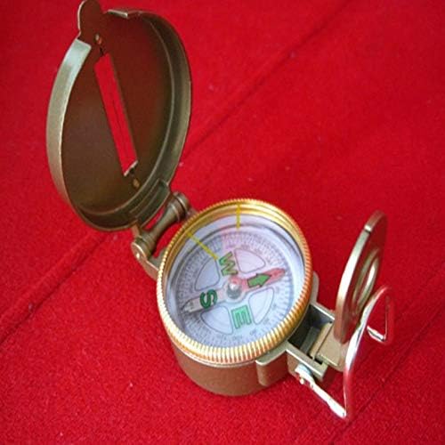 SDFGH Zlatni spiralni kompas prijenosni kompas, vanjski navigacijski alati za navigaciju za orijentaciju