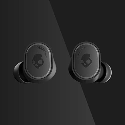 Skullcandy Sesh Evo True Wireless In-Ear Bluetooth slušalice - crna & Stash goriva 10,000 mAh brzo punjenje Power Bank/mali i lagani prijenosni punjač za putovanje za iPhone-siva / žuta