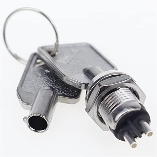 gande ključ za uključivanje/isključivanje D102 12mm mikro barel elektronski ključ za zaključavanje 2 Poziton sa ključem 2 2A 250VAC / 4A 125VAC
