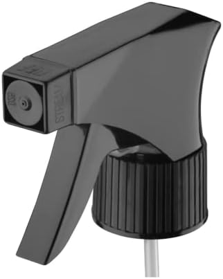 Dompel trigger prskalice ventila, Boja Crna, konac 28/410, napravljen od nerđajućeg čelika opruge i staklene kugle, sa spray and stream Model 101d.