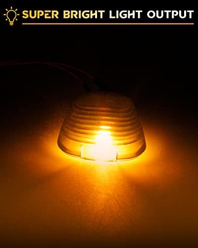 BIFTU LED kabina svjetla dimljeni objektiv krov Top Clearance Marker svjetla sa 5kom Amber T10 sijalice
