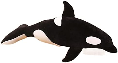 Srliwhite Big Killer Whale lutka jastuk kitov crno-bijeli kitovi plišana igračka lutka morski pas dječak dječak