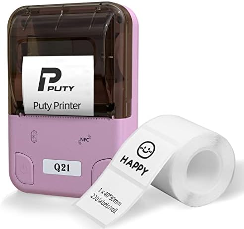 P PUTY Portable Label Makers Q21 bluetooth thermal Label Printer za maloprodaju, barkod, Odjeća,