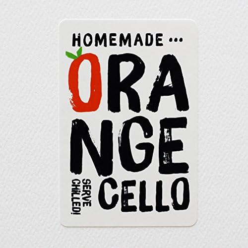 Oznake Orangecello-Retro Dizajn. 3 x 2 - 18 / paket