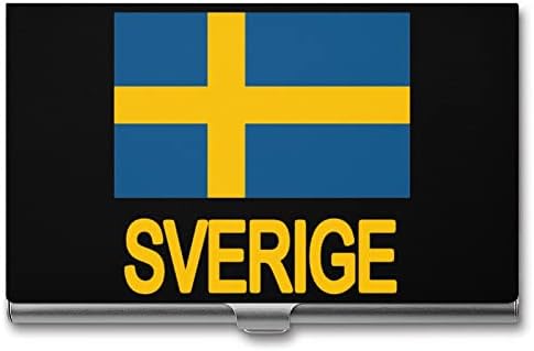 Sverige Švedska Švedska Zastava držač poslovne lične karte Silm Case Professional metal Name Card Organizator