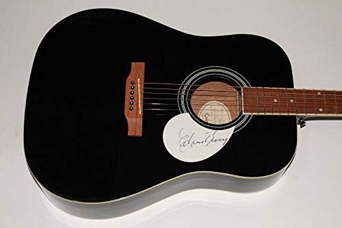 Chuck Berry potpisan Autogram Gibson Epiphone Acoustic Guitar W / James Spence JSA Pismo autentičnosti
