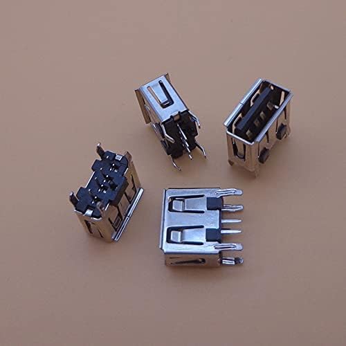 Konektori 20kom laptop matična ploča Micro 2.0 USB 4pin 4-pinski DC a tip ravni ugao 180 stepeni ženski PCB