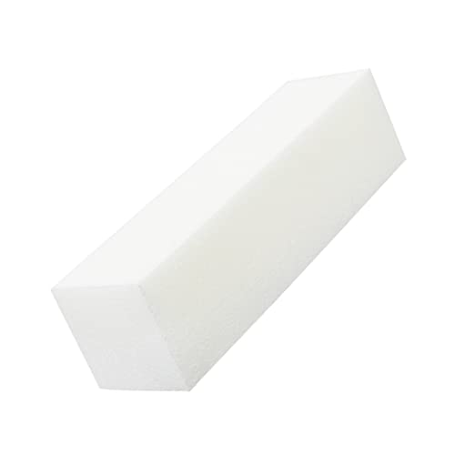 Forpro Super White Block, 120 grit, četverostrani manikir i pedikura, 3,75 L x 1 Š x 1 H, 20-broj