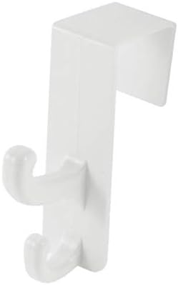 X-dree spavaća soba kupaonica plastična samoljepljiva vješalica za ručnik za ručnik viseći nosač (Dormitorio baño plástico autoadheivo Puerta Colgador Toalla Ropa Colgando Perchero