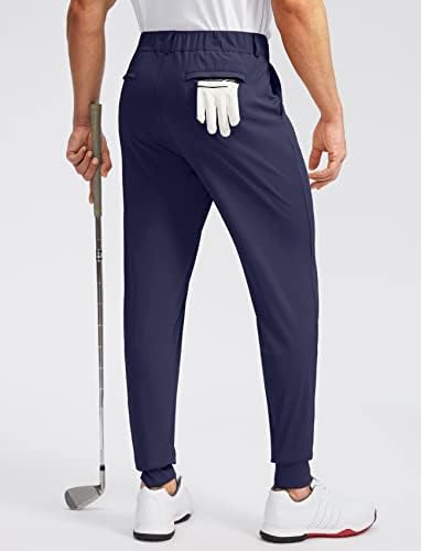 Soothfeel muške Golf Joggers hlače s 5 džepova uske rastezljive trenirke za trčanje putne haljine radne