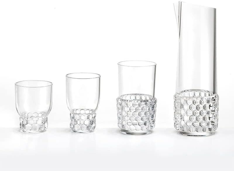 Kartell Jellies porodična čaša za piće Patricie Urquiola, pakovanje od 16 komada, prozirni kristal