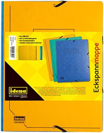 IDENA 300040 & nbsp;elastični Folder, paket od 3  sa unutrašnjim razdjelnicima