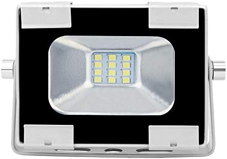 Yuyvhh LED sigurnosna svjetlost vanjska senzora motora 10 pakovanja hladno bijela 500W 6000-6500K IP65 vodootporna poplavna žarulja za dvorišni put garaže garaže