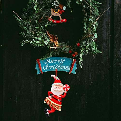 Božićni ukrasi 2022 Chrismtas Santa Claus sa ukrasom božićne jelke za božićno drvo viseća Božićna lutka Ornament za kućne poklone ideje - 1kom