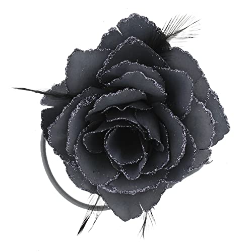 Topkids Pribor Rose Flower za kosu za kosu Brooch Sigurnosni Pin Floralni cvjetni korzet Fascinator za kosu