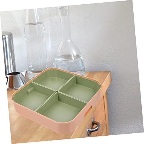 Upkoch bombona podijeljena kutija za odlaganje sa poklopcem ploča za ploče za ploče suho voće Veggie Bowls Charcuterie Kontejner sušeni kauč za sušene ploče