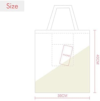 mas šarena Garland Ilustracijska torba platnena torba za kupovinu torbica Casual torba
