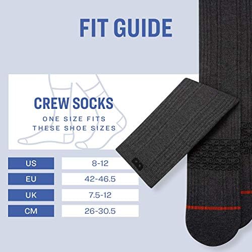 Par Lopovskih muških atletskih pamučnih čarapa - 6 paketa jastučića niskog kroja i Crew čarapa za muškarce