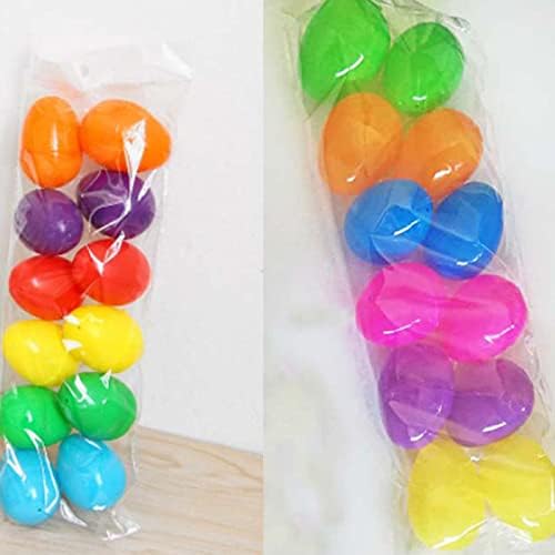Dbylxmn dekoracije za Momačku zabavu za muškarce 6x4cm jaja 12 pakovanja otvorena Plastična ljuska