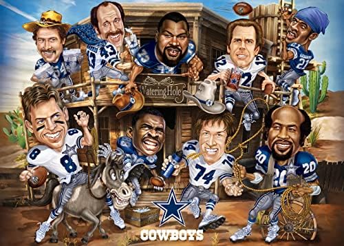 Remek-djela 500 komada Sportska slagalica za odrasle-NFL Dallas Cowboys all - Time Greats-15x21