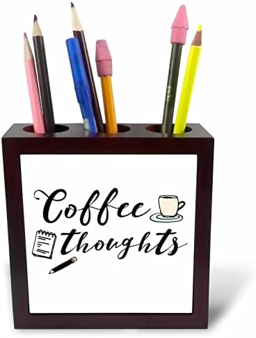 3drose slika sa tekstom kafe misli-držači olovke za pločice