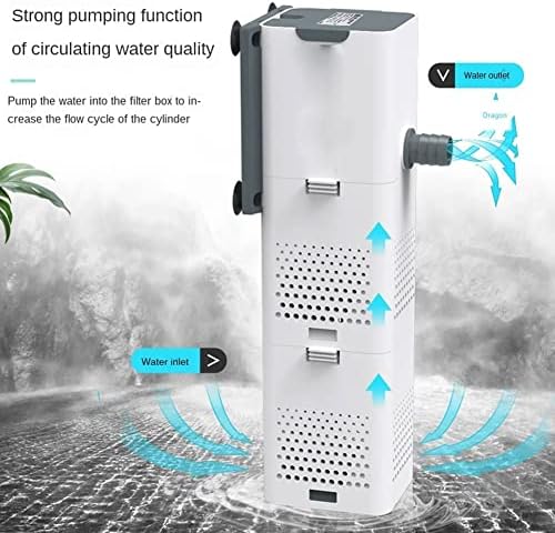 N / A akvarijska vazdušna pumpa za akvarijum Filterska pumpa za akvarijum sa UV lampom ugrađena mašina za promenu disanja kiseonikom za prečišćavanje vode