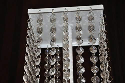33 stopa akrilni kristal Garland viseći dijamantski luster za vjenčanje