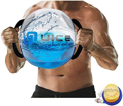Uice Podesiva Aqua torba Aqua Ball, utezi za vodu Ultimate Core i Balance Workout-alternativa Sandbag, prenosiva Fitnes oprema za stabilnost sa dve ručke za trening