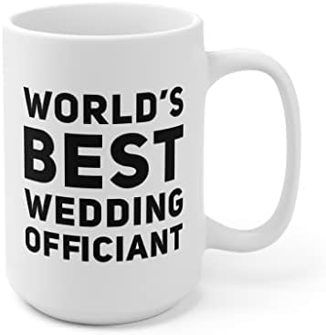 Panvola Worlds Best Wedding Officiant From Bride Groom Anniversary Suvenir Pastor Minister Drinkware