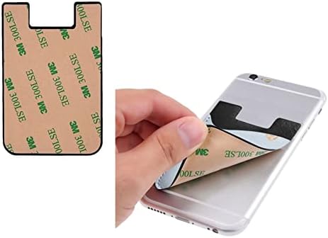 OCELIO držač telefonske kartice za zadnju stranu telefona, kožni držač telefonske kartice, kompatibilan sa iPhoneom, Androidom i većinom telefona