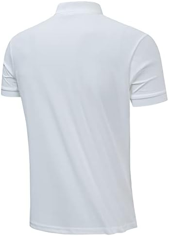4zhuzi Muška modna polo majica Slim Fit jednobojne fitnes trenirke majice sa patentnim zatvaračem Turtleneck