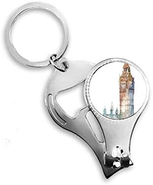 Big Ben u Britaniji Art Deco Poklon modni noktijuni nipper prsten za ključeve ključeva