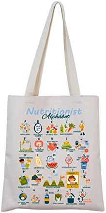 MNIGIU nutricionistička torba torba nutricionista poklon za zahvalnost dijetetičar poklon