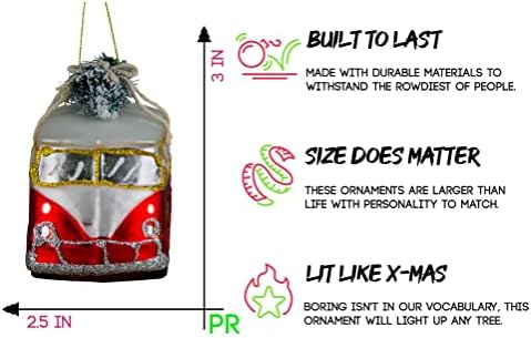 Party Rock / Van sa božićno drvo staklo ukras | automobilski & amp; Karijera kolekcija