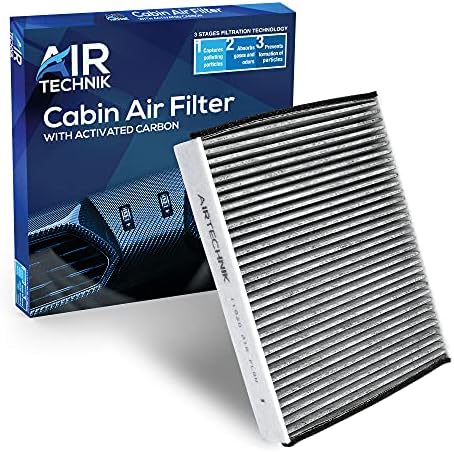 Airtechnik CF11920 Kabinski filter za vazduh W / Aktivirani ugljik | Odgovara Ford C-MAX 2013-2018, Escape 2013-2019, Focus 2012-2018, GT 2017-2022, Transit Connect 2014-2023, Lincoln MKC 2015-2020 - CV6Z-19N619-a