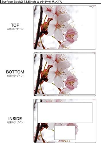 Igstickericke naljepnice za površinu / Book2 15inch ultra tanki premium zaštitne naljepnice za tijelo Skins Universal Cover Cherry cvjetovi cvjetni proljeće