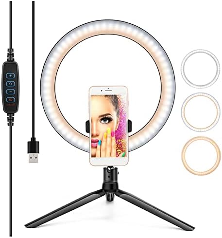 Prstenasto svjetlo sa postoljem za stativ, 10-inčni termostat za rashladnu tečnost Selfie motora automobila O 050121113C Selfie Ring Light zatamnjiva fotografija LED za snimanje Video zapisa uživo