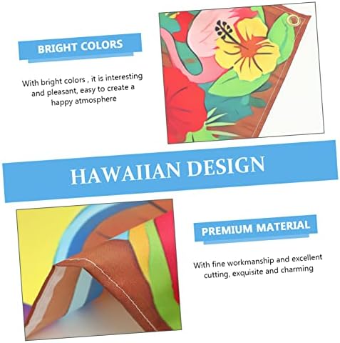 Nolitoy Hawaiian Vrata Havajska zabava Potrošača zidni viseći dekor Ljetni dekor 1 par Tropical Party